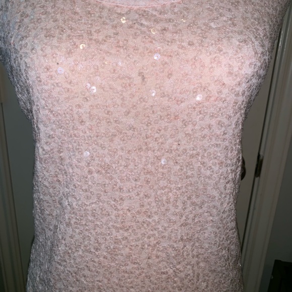 Pink sequins tank - Picture 2 of 5